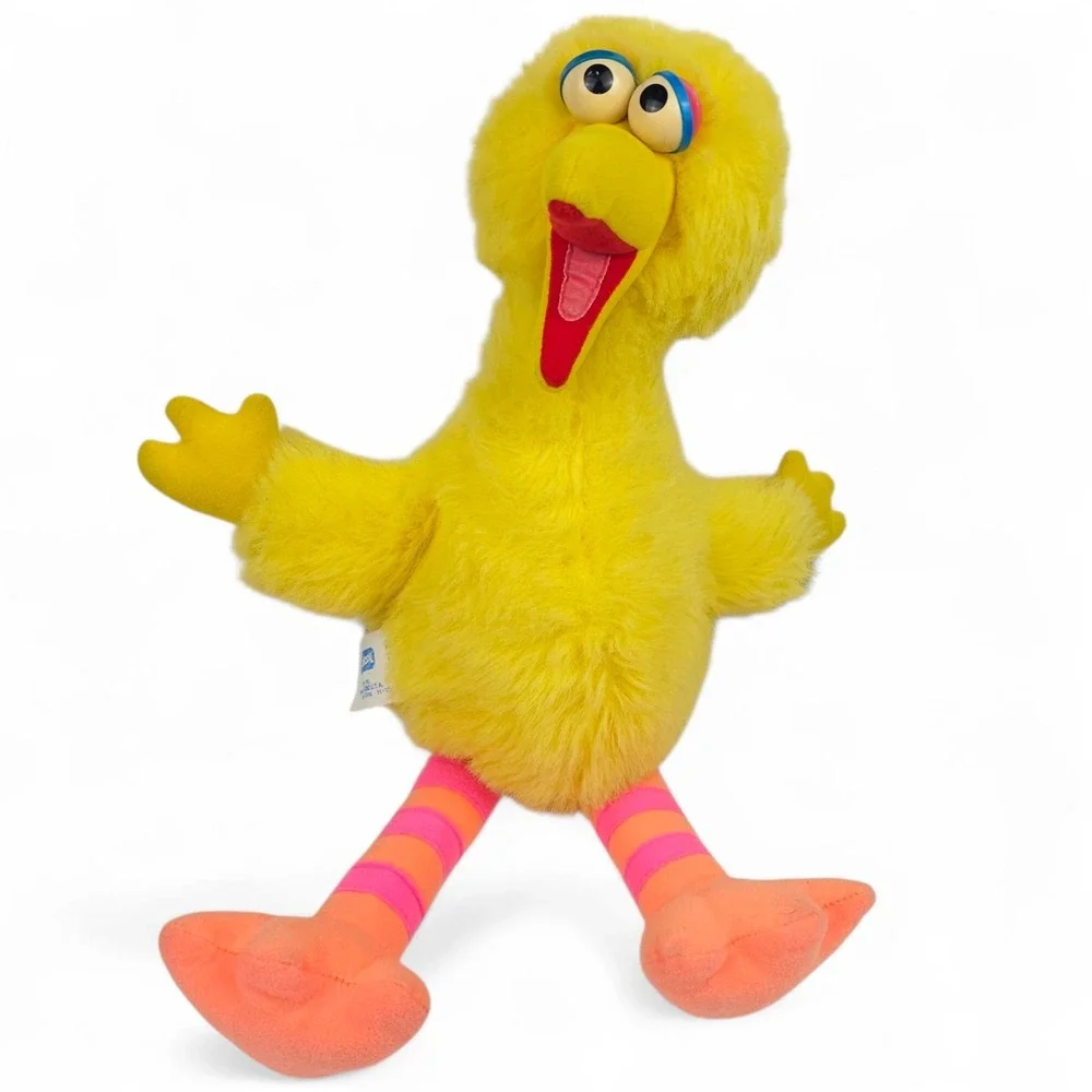 VTG 1986 Playskool Talking Big Bird Plush Sesame Street 22